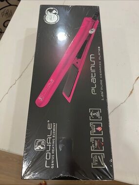 Royale Colour Pro Platinum 1.25" Pink Flat Iron